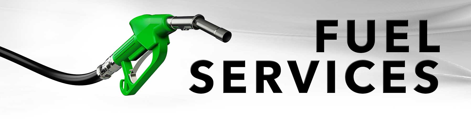 Fuel Service banner image with picture of fuel pump